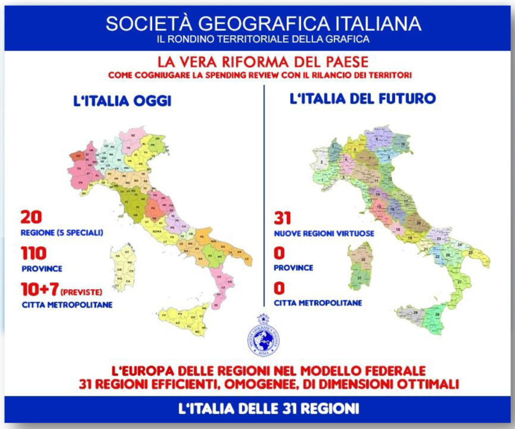 Italia delle 31 regioni